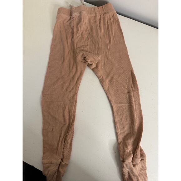 Kids Childhoods Beige Modal Ribbed Knit Pajama Set 3T - Picture 7 of 7